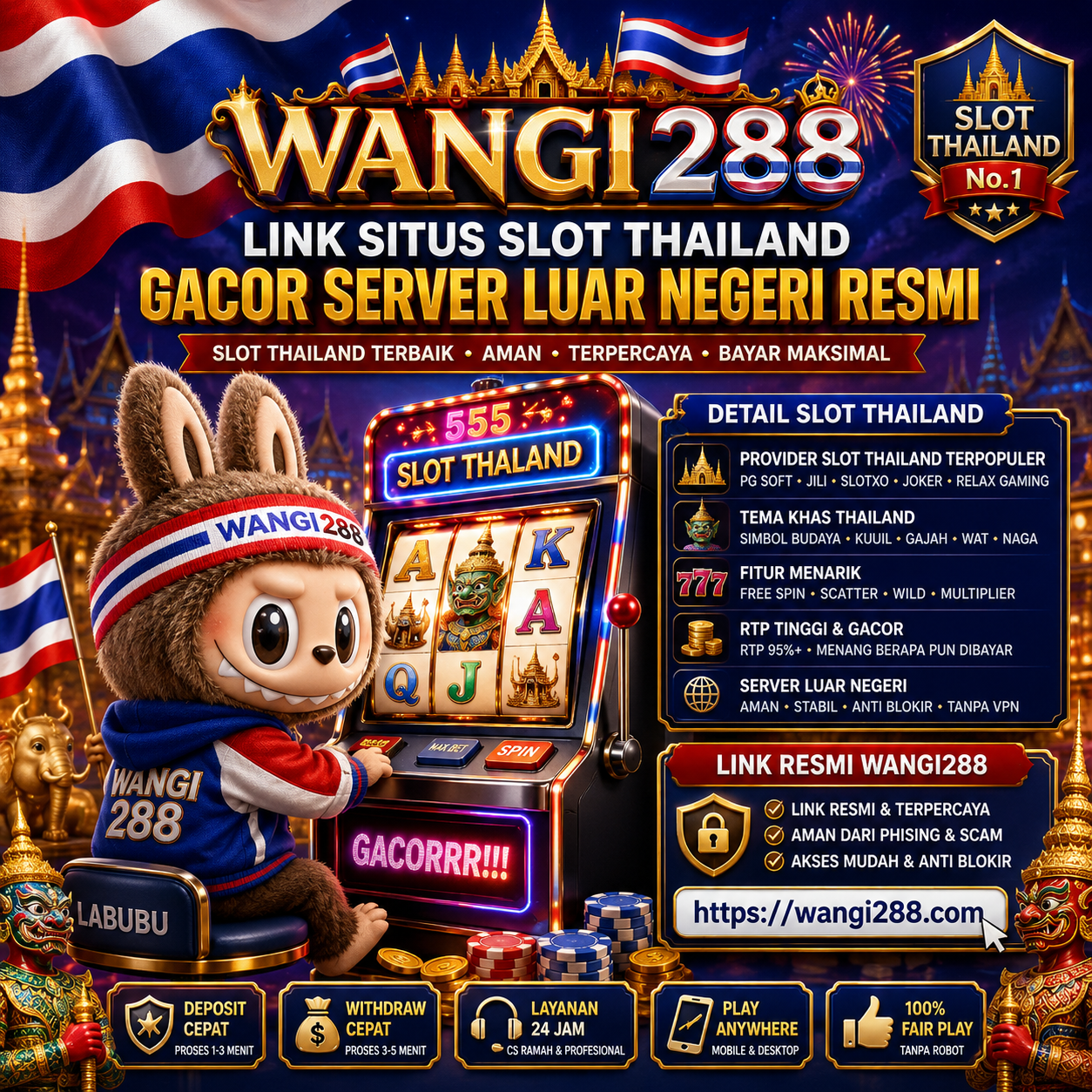 WANGI288 : Link Situs Slot Thailand Gacor Server Luar Negeri Resmi